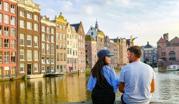 couple in Amsterdam